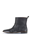 Bueno Shoes Siyah Deri Kadın Düz Bot 01wd3714