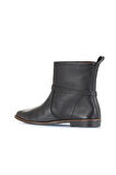 Bueno Shoes Siyah Deri Kadın Düz Bot 01wd3714