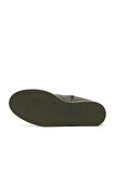 Bueno Shoes Haki Deri Kadın Dolgu Topuklu Bot 01wz8301