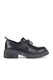Bueno Shoes Siyah Deri Kadın Klasik Ayakkabı 01wd2105
