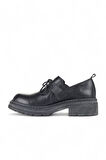 Bueno Shoes Siyah Deri Kadın Klasik Ayakkabı 01wd2105