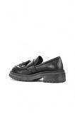 Bueno Shoes Siyah Deri Kadın Klasik Ayakkabı 01wd2109