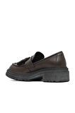 Bueno Shoes Kahverengi Deri Kadın Klasik Ayakkabı 01wd2109