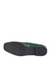 Bueno Shoes Yeşil Rugan Deri Kadın Babet 01wd1301