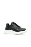 Bueno Shoes Siyah Deri Kadın Spor Ayakkabı 16wa8153