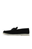 Bueno Shoes Siyah Süet Erkek Loafer 05ms101