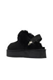 Bueno Shoes Siyah Süet Kadın Az Topuklu Terlik 05ag6104054