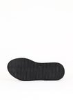 Bueno Shoes Siyah Deri Kadın Dolgu Topuklu Sandalet 01wa2402
