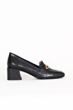 Bueno Shoes Siyah Deri Kadın Topuklu Ayakkabı 33wa7656