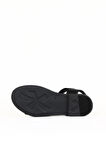 Bueno Shoes Siyah Deri Kadın Düz Sandalet 01we2802
