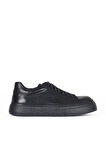 Bueno Shoes Siyah Deri Erkek Günlük Ayakkabı 10ma13855