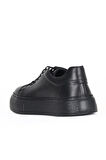 Bueno Shoes Siyah Deri Erkek Günlük Ayakkabı 10ma13855