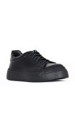 Bueno Shoes Siyah Deri Erkek Günlük Ayakkabı 10ma13855