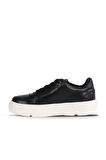 Bueno Shoes Siyah Deri Erkek Spor Ayakkabı 16ma8246