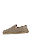 Bueno Shoes Bej Süet Erkek Espadril Ayakkabı 14mafr100
