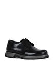Bueno Shoes Siyah Açma Deri Erkek Günlük Ayakkabı 34ma27001