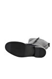 Bueno Shoes Siyah Deri Kadın Topuklu Çizme 33wc34015