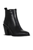 Bueno Shoes Siyah Deri Kadın Topuklu Bot 33wb9520