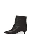 Bueno Shoes Kahverengi Deri Kadın Topuklu Bot 40wb2380