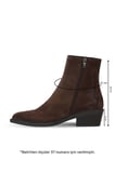 Bueno Shoes Kahverengi Süet Kadın Topuklu Bot 39wb2583