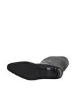 Bueno Shoes Siyah Deri Kadın Topuklu Çizme 39wc2959
