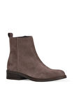 Bueno Shoes Vizon Süet Kadın Topuklu Bot 39wb6511