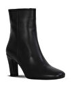 Bueno Shoes Siyah Deri Kadın Topuklu Bot 39wb2998