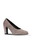 Bueno Shoes Vizon Süet Kadın Topuklu Ayakkabı 42wa6243