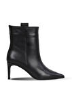 Bueno Shoes Siyah Deri Kadın Topuklu Bot 42wb6253