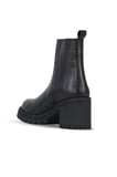 Bueno Shoes Siyah Deri Kadın Topuklu Bot 39wb8120