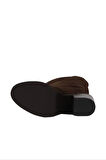 Bueno Shoes Kahverengi Süet Kadın Topuklu Çizme 30wc18722