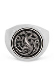 House Of The Dragon Gümüş Erkek Yüzük Gümüş Renk