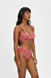 B11002 Boş Kaplı Toparlayıc Bikini Takımı BORDO