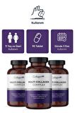 Multi Collagen Complex, Hyalüronik Asit, Çinko, Selenyum, Vitamin C-e-d3 & Probiyotik, 90 Tablet
