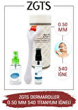 Zgts Dermaroller 0.50 Mm Titanyum 540 Iğneli Derma Roller