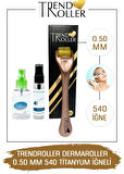 Trendroller Dermaroller 0.50mm Titanyum 540 Iğne Orijinal Derma Roller
