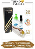 Trendroller Dermaroller 1.00mm Titanyum 540 Iğne Orijinal Derma Roller