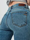 Tanya X Yüksek Bel Dar Paça Jean Pantolon