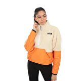 Diadora D202018-580 Colorblock W 1/2 Zip Sherpa Kadın Sweatshirt