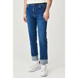Texas Straight Fit Normal Bel Denim Esnek Jean Kot Pantolon