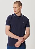 Slim Fit Dar Kesim Polo Yaka %100 Pamuk Tişört