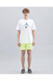 Skechers Swimwear M 5 Inch Swimshort Erkek Neon Green Deniz Şortu - S211654-302