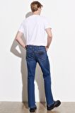 Texas Straight Fit Normal Bel Denim Esnek Jean Kot Pantolon