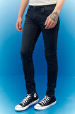 Lee  Skinny Fit Koyu Mavi Erkek Denim Pantolon L736PHKG-408_Malone