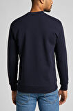 Regular Fit Normal Kesim %100 Pamuk Sıfır Yaka Sweatshirt