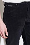 Texas Slim Fit Dar Kesim Normal Bel Siyah Esnek Pantolon