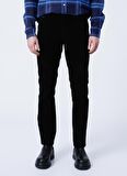 Texas Slim Fit Dar Kesim Normal Bel Siyah Esnek Pantolon