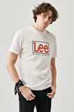 Lee Sıfır Yaka Regular Fit Ekru Erkek T-Shirt L68TYSMK
