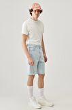Regular Fit Normal Kesim 5 Cep Esnek Jean Şort