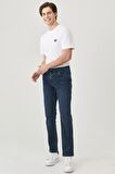 Texas Slim Fit Dar Kesim Normal Bel Mavi Esnek Jean Kot Pantolon
